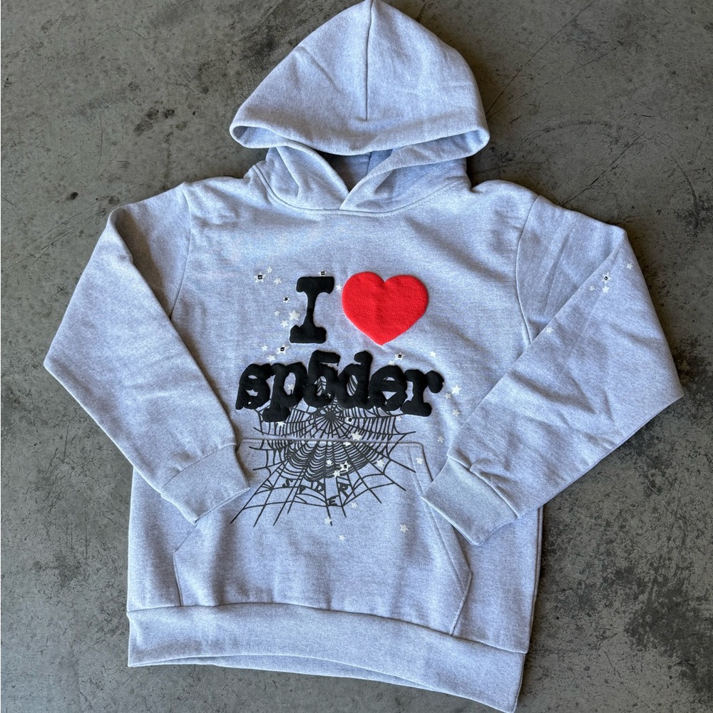 I love sp5der hoodie brand new amazing quality size small